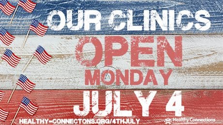 Clinics open July 4