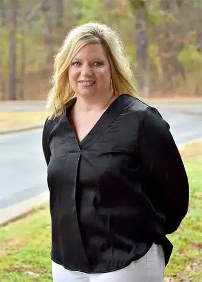 A professional headshot of Briana Newcomb, APRN at Healthy Connections.