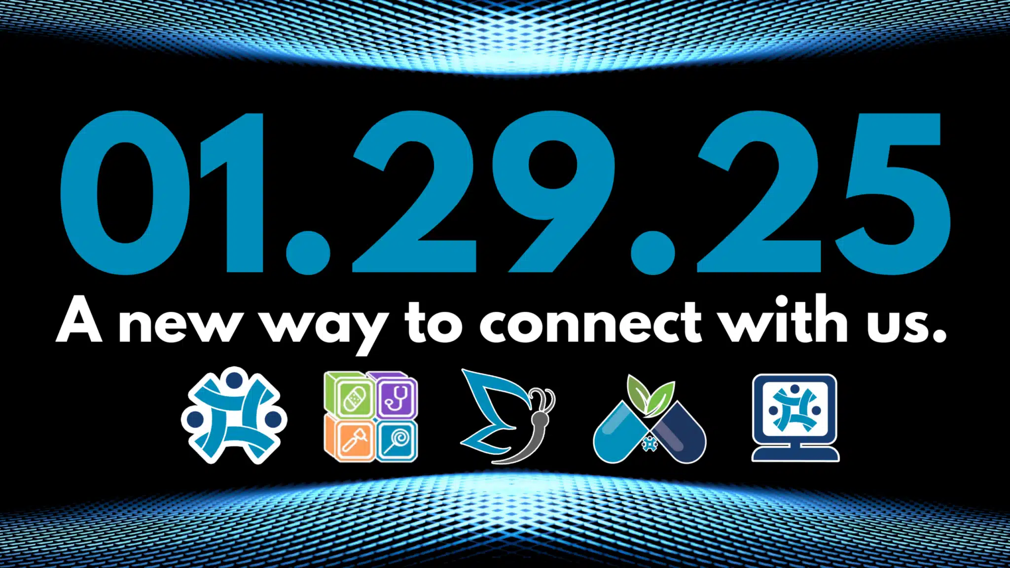 A new way to connect with us – new Healthy Connections website announcement with the date 01.29.25.