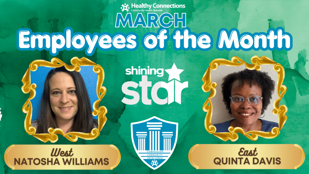Healthy Connections Employee of the Month March winners