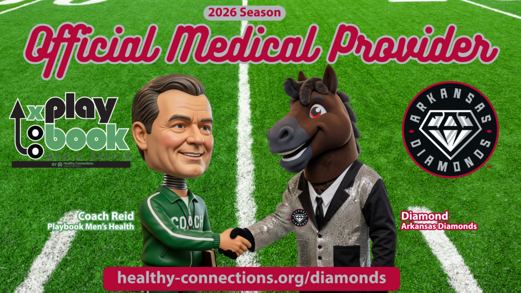 Playbook Men’s Health Arkansas Diamonds medical partnership in Hot Springs
