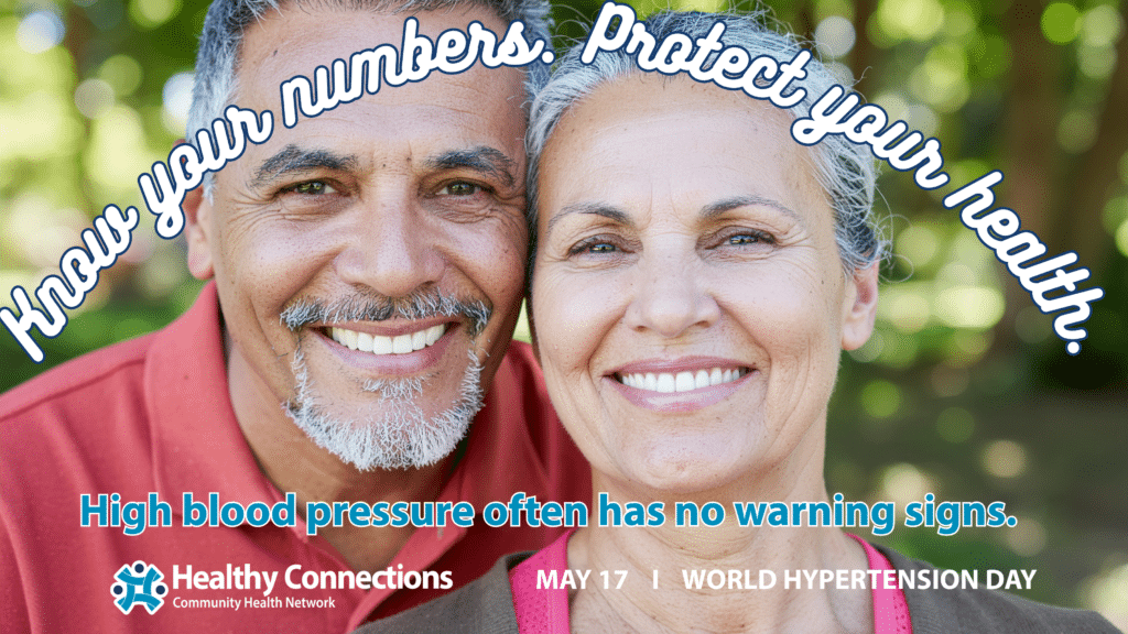 World Hypertension Day blood pressure check at Healthy Connections