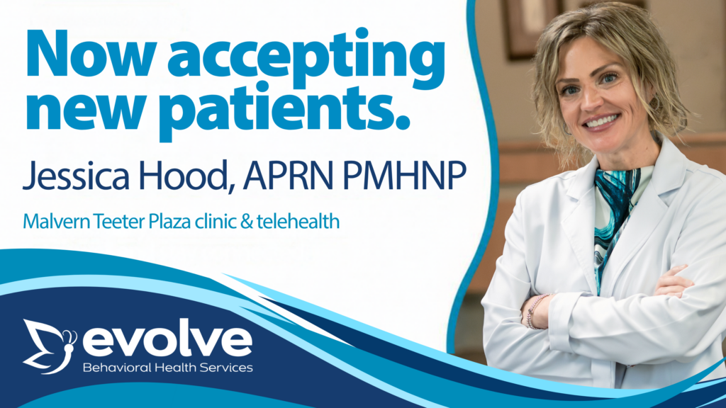 Jessica Hood, APRN, PMHNP-BC, psychiatric-mental health nurse practitioner serving Malvern